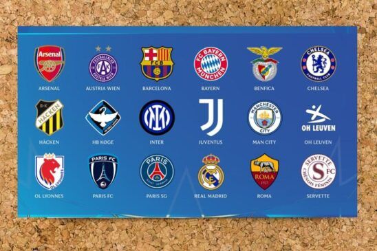 Sorteo Fase Liga de Champions
