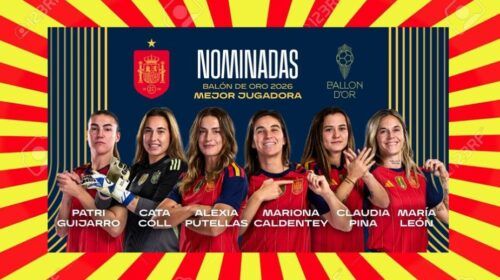 Seis jugadoras españolas