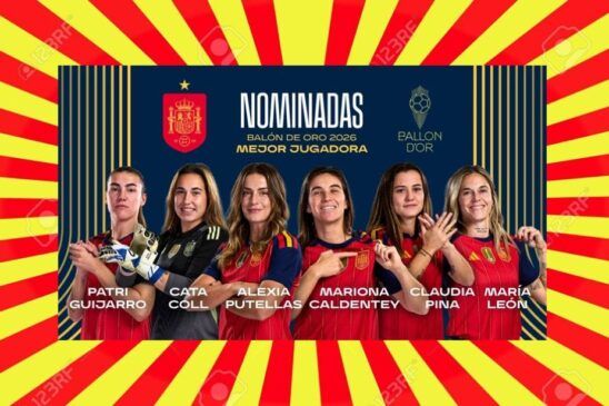Seis jugadoras españolas