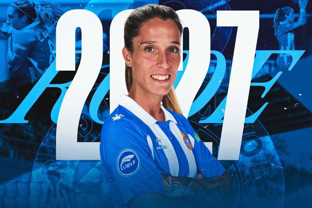 Cristina Baudet renueva con el Espanyol en medio de una remodelación profunda.
