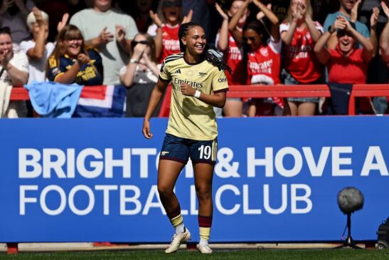 Baum estrena su cuenta goleadora contra el Brighton.