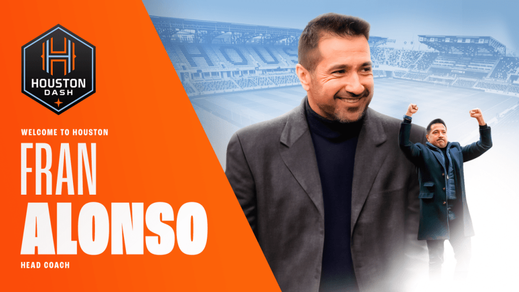 Fran Alonso, nuevo entrenador de Houston Dash