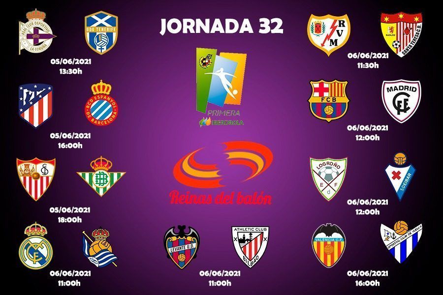 Previa de Primera Iberdrola (jornada 32)