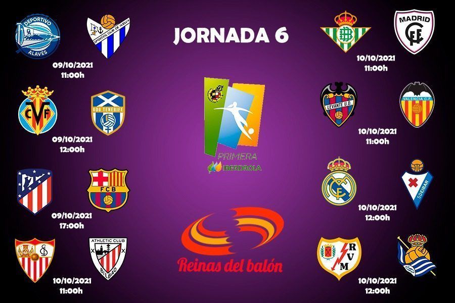 6ª jornada de Primera Iberdrola