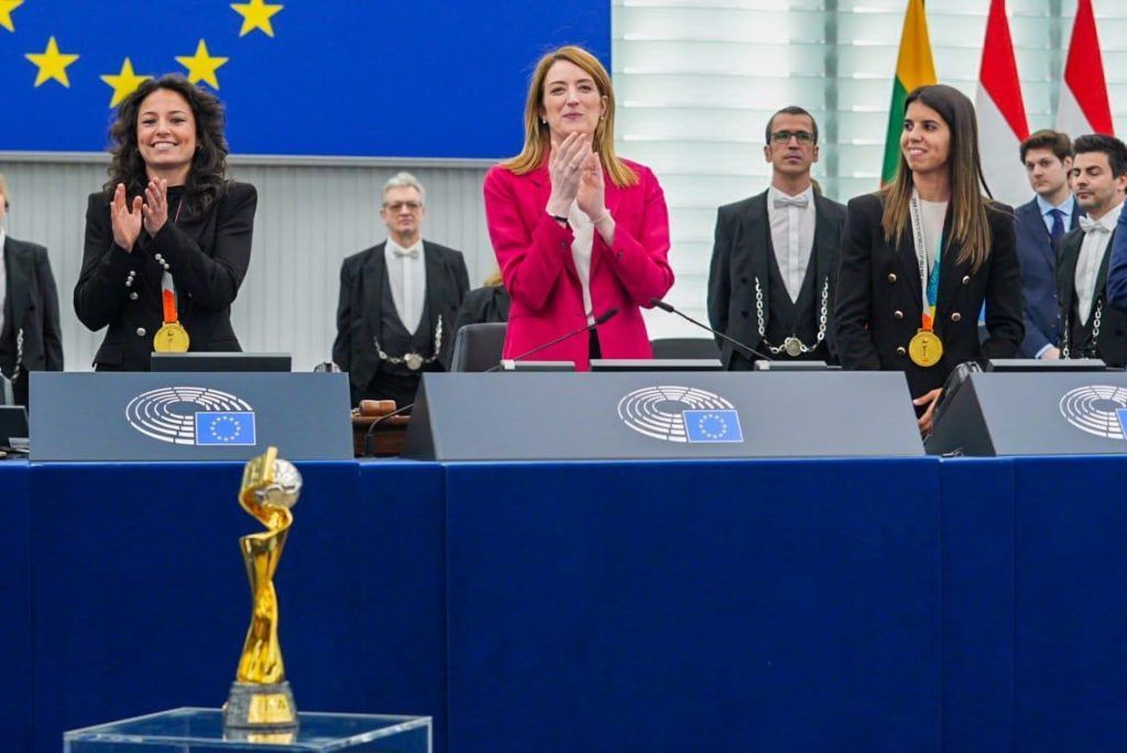 Ivana Andrés en el Parlamento Europeo