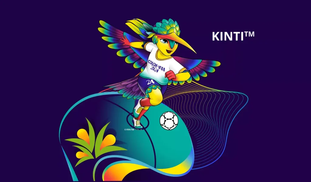 Colombia, a punto para el mundial sub-20. En la imagen, Kinti, un colorido colibrí que es la mascota oficial del torneo.