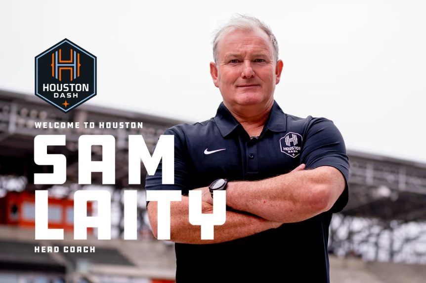El club le da la bienvenida a Sam Laity como nuevo entrenador de Houston Dash.