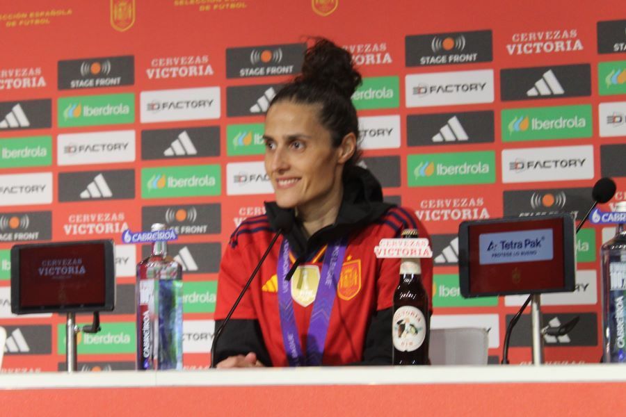 Montse Tomé radiante Montse Tomé subcampeona europea