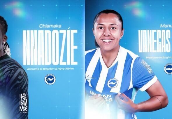 Chiamaka Nnadozíe y Manuela Vanegas suman talento internacional al Brighton.