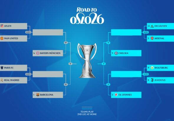 Madrid y Atleti ya conocen a sus rivales en los playoffs de la UWCL.