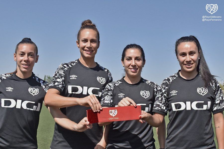 Las jugadoras del Rayo