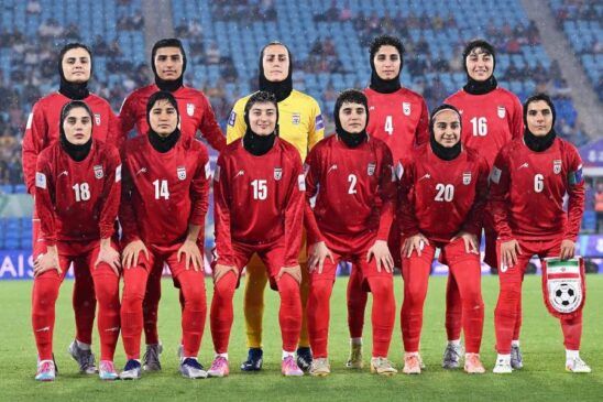 Jugadoras iraníes