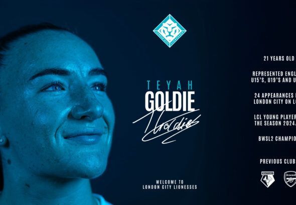Teyah Goldie seguirá en London City.