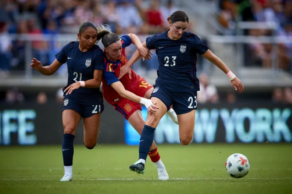 selección española en Washington