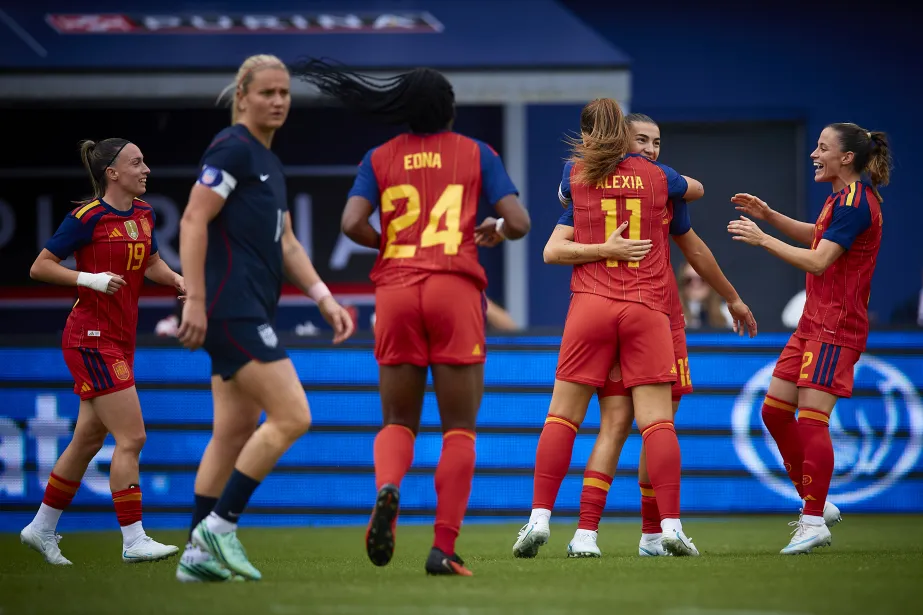 selección española en Washington