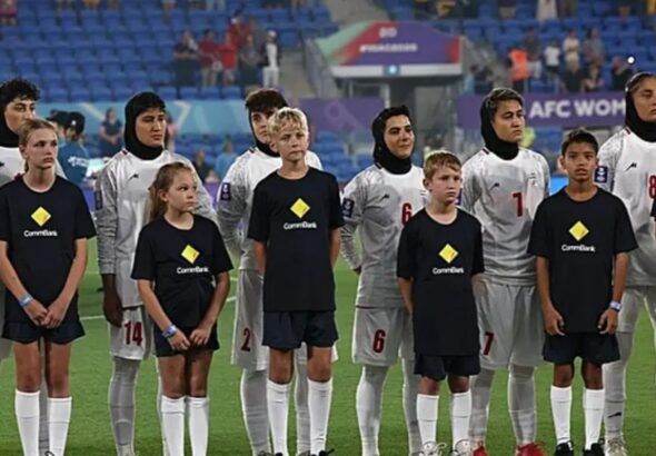 Futbolistas iraníes