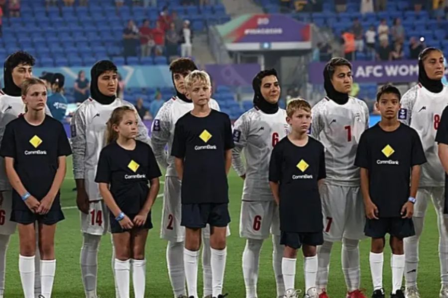 Futbolistas iraníes